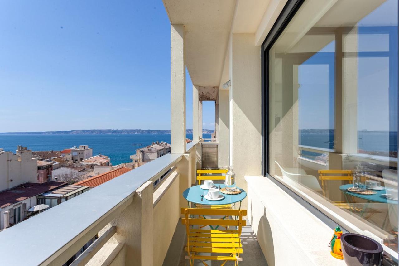 Horizon Mer - Splendide Vue Mer Et Iles Marselha Exterior foto